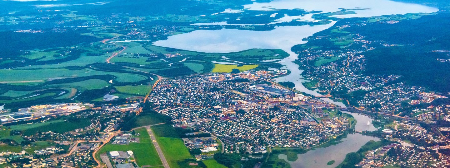 Lillestrom from above